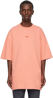 Оранжевая футболка свободного кроя Terra 032c