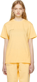 Желтая футболка из органического хлопка PANGAIA