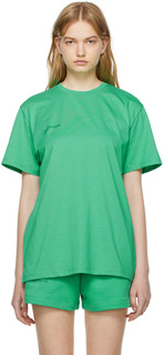 Зеленая футболка из органического хлопка PANGAIA