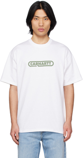 Белая футболка с надписью Fuse Carhartt Work In Progress