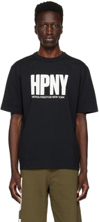 Черная футболка HPNY Heron Preston