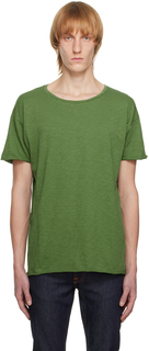 Зеленая футболка Роджера Nudie Jeans