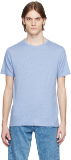 Синяя футболка с изображением Леона Isabel Marant
