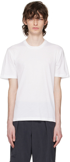 Белая футболка с газом Brioni