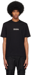 Черная футболка #UseTheExisting ZEGNA