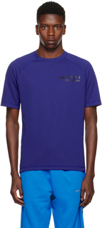 Синяя футболка с длинным рукавом Day-namic Moncler Grenoble