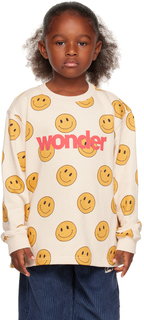 Детская бежевая футболка с длинным рукавом Smile Wonder Jellymallow