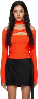 Оранжевая футболка с длинным рукавом Denia Gauge81