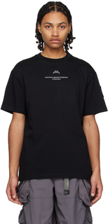 Черная футболка с изображением бруталистов A-COLD-WALL*