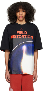 Черная футболка \Field Distortion\&quot;&quot; A-COLD-WALL*