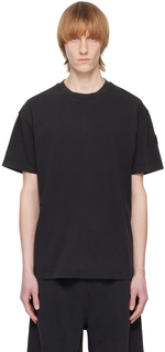Черная футболка с круглым вырезом Moncler