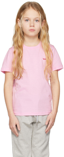 Детская розовая футболка Ltgim Diesel