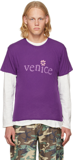 Фиолетовая футболка \Венеция\&quot;&quot; ERL