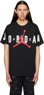 Черная воздушная футболка Nike Jordan