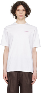 Белая футболка с круглым вырезом Pop Trading Company