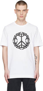 Белая футболка со знаком мира 1017 ALYX 9SM