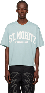 Синяя футболка St Moritz Bally