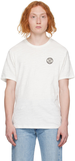 Белая университетская футболка с кинжалом rag &amp; bone