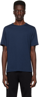 Темно-синяя футболка с круглым вырезом Dries Van Noten