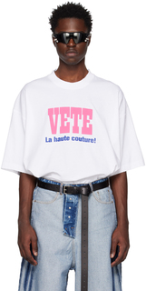 Белая футболка La Haute Couture VETEMENTS
