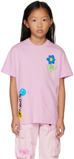 Детская розовая футболка Sun &amp; Peace Off-White
