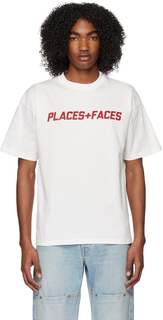 Белая футболка с эмблемой PLACES+FACES