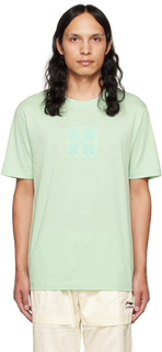 Зеленая футболка с рисунком Li-Ning