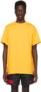 Желтая футболка с круглым вырезом 424 Suncoat Girl
