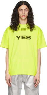 Желтая футболка с надписью «Да/Нет» VTMNTS