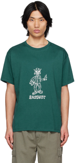 Зеленая футболка с надписью «Продолжай танцевать» Rassvet Рассвет