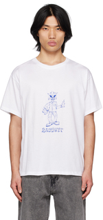 Белая футболка с надписью «Продолжай танцевать» Rassvet Рассвет