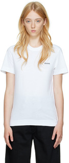 Белая футболка с вышивкой ZEGNA