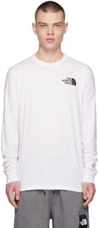 Белая футболка с длинным рукавом NSE Box The North Face