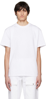 Белая футболка с ремнями безопасности Alexander McQueen