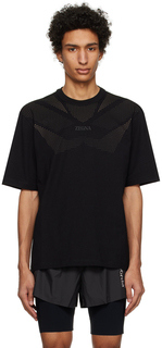 Черная футболка с принтом ZEGNA