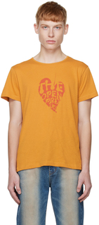 Эксклюзивная футболка SSENSE Yellow Heart Leaf TheOpen Product
