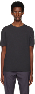 Черная футболка с круглым вырезом Dunhill