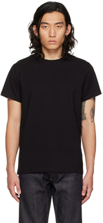 Черная футболка с круглым вырезом Jil Sander