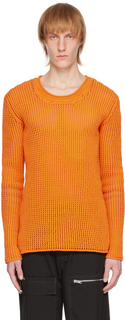 Оранжевый свитер в клетку Dion Lee