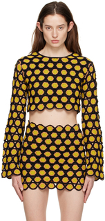 Черно-желтый свитер Zoodle Simon Miller