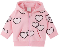Толстовка Baby Pink Hearts Givenchy