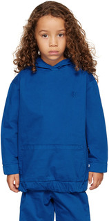 Детская синяя худи с вышитым логотипом Repose AMS