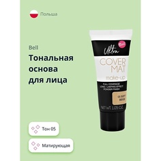 Тональное средство BELL Тональная основа для лица ULTRA COVER MAT MAKE-UP матирующая