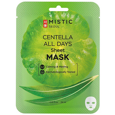 Маска для лица MISTIC Тканевая маска для лица с экстрактом цeнтеллы азиатской Centella All Days Sheet Mask