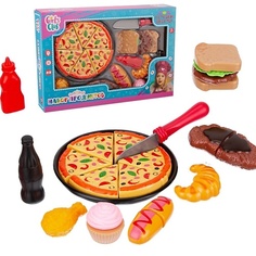 GIRLS CLUB Игровой набор "Продукты ", пицца на липучках, 19 предметов 1.0