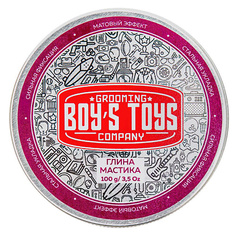 Паста для укладки волос BOYS TOYS Глина для укладки волос высокой фиксации с низким уровнем блеска Мастика