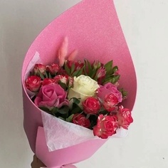 Букет живых цветов VORNIKOV BOUQUETS Букет с розами Милый комплимент