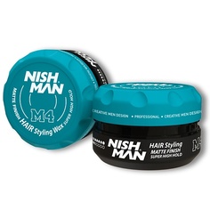 Воск для укладки волос NISHMAN Воск для волос М4 MATTE FINISH Super High Hold 30.0