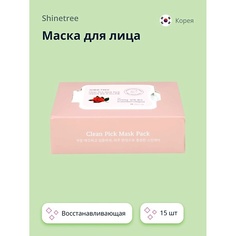 SHINETREE Маска для лица с экстрактом камелии и коллагеном восстанавливающая 15.0