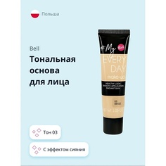 Тональное средство BELL Тональная основа для лица MY EVERY DAY MAKE-UP с эффектом сияния